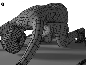bound man statue 3D Model