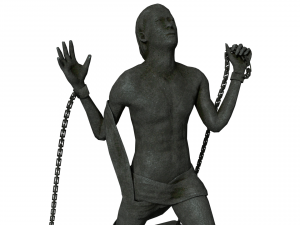 escaping man statue 3D Model