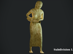 female statue 3D 模型