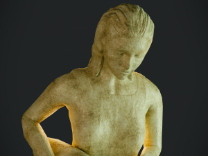 female statue 3D 模型