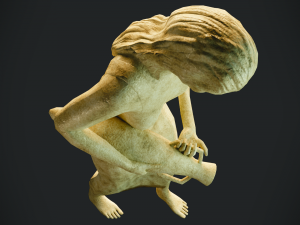 female statue 3D 模型