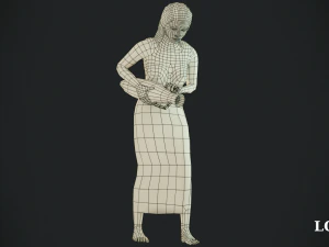 female statue 3D Model