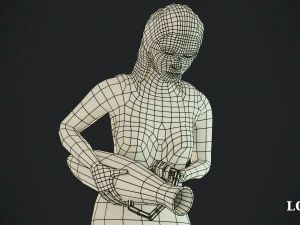 female statue 3D Model