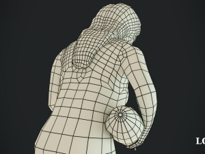 female statue 3D 模型