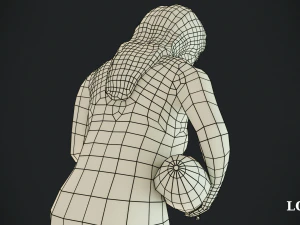 female statue 3D Model