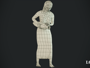 female statue 3D 模型