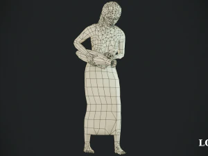 female statue 3D Model
