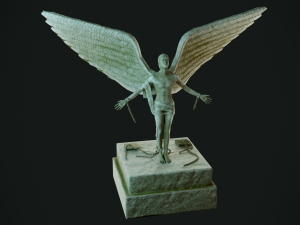free man statue Model 3D