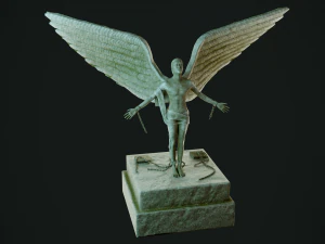 estátua do homem livre Modelo 3D