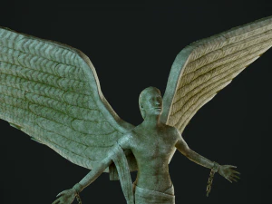 free man statue 3D Model