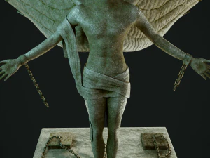 free man statue 3D Model