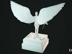 free man statue 3D Model