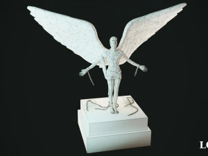 free man statue 3D Model