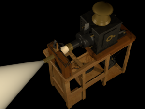lumieres projector Modelo 3D