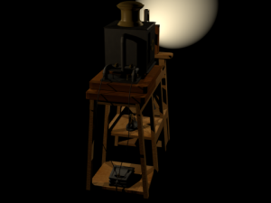 lumieres projector Modelo 3D