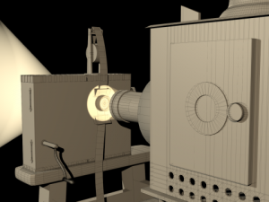 lumieres projector Modelo 3D