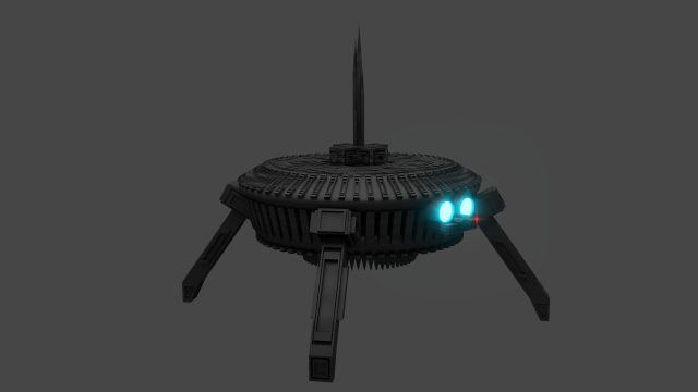 little robot Modelo 3D .c4d .max .obj .3ds .fbx .stl .blend 