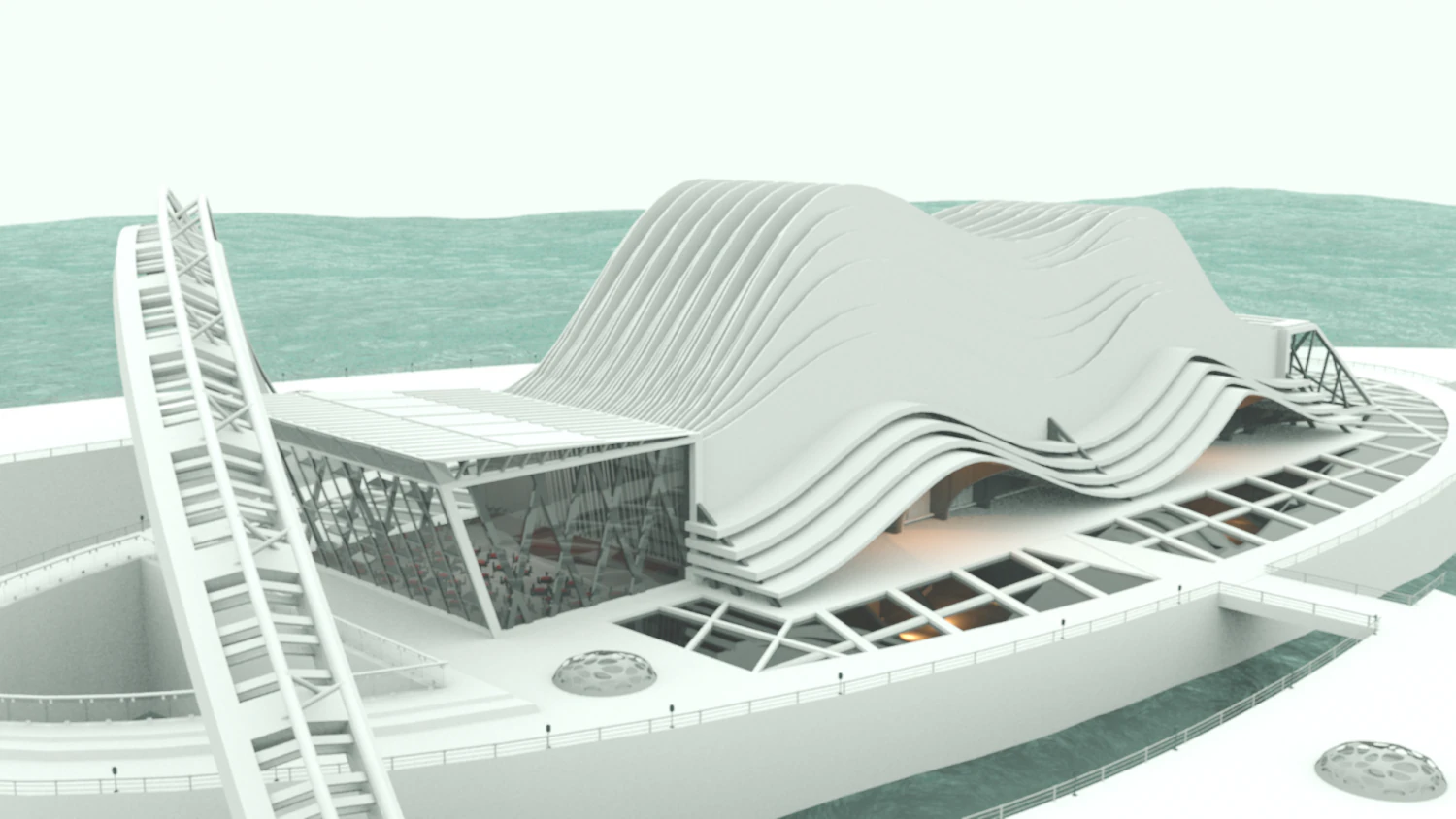 architectural concept 3D Model .c4d .max .obj .3ds .fbx .stl .blend 