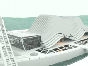 architectural concept Model 3D