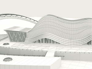 architectural concept 3D 模型