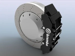 дискова гальмівна система 3D Модель
