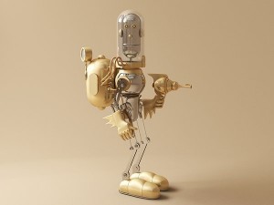robot  space troopers 3D Model