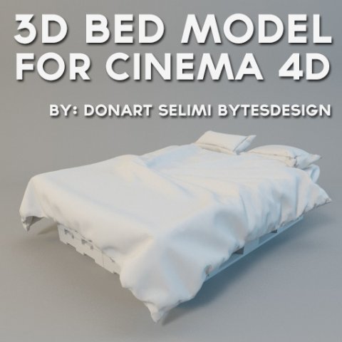 3d bed model 3D 모델 .c4d .max .obj .3ds .fbx .stl .blend 