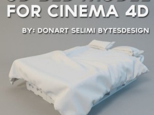 3d bed model 3D Model