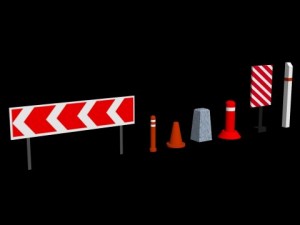 road signs Modèle 3D
