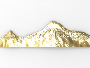 ararat mountain masis sis 3d Modelo de Impressão 3D