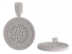 pendant jewelry infinity 3d print model 3D 打印模型