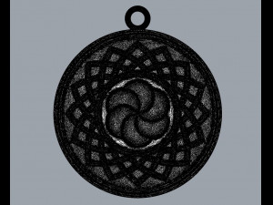 pendant jewelry infinity 3d print model 3Dプリントモデル