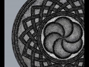 pendant jewelry infinity 3d print model 3Dプリントモデル