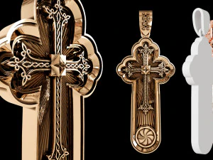 jewelry cross infinity 3D Print Model