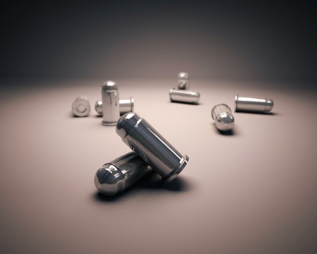 bullets Model 3D .c4d .max .obj .3ds .fbx .stl .blend 