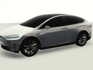 tesla model x Model 3D