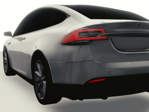 tesla model x Model 3D