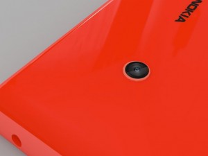 nokia lumia 525 red Model 3D
