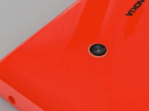 nokia lumia 525 red 3D Model