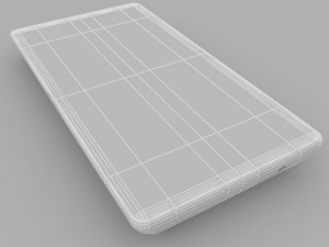 nokia lumia 525 red Model 3D