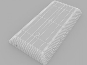 nokia lumia 525 red Model 3D