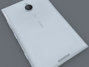 nokia lumia 1520 white 3D Модель