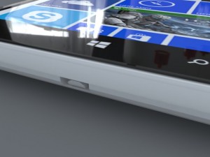 nokia lumia 1520 white 3D Модель