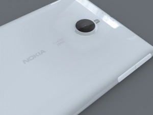 nokia lumia 1520 white 3D Модель