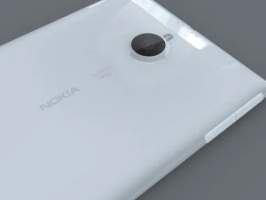 nokia lumia 1520 white 3D Model