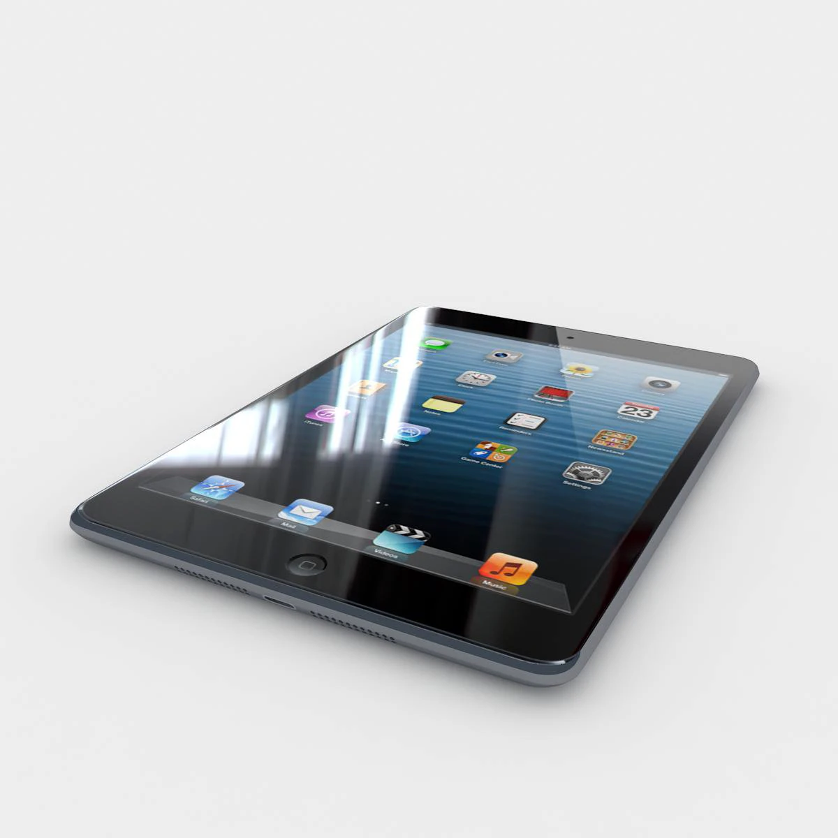 apple ipad mini 2 3D Model .c4d .max .obj .3ds .fbx .stl .blend 