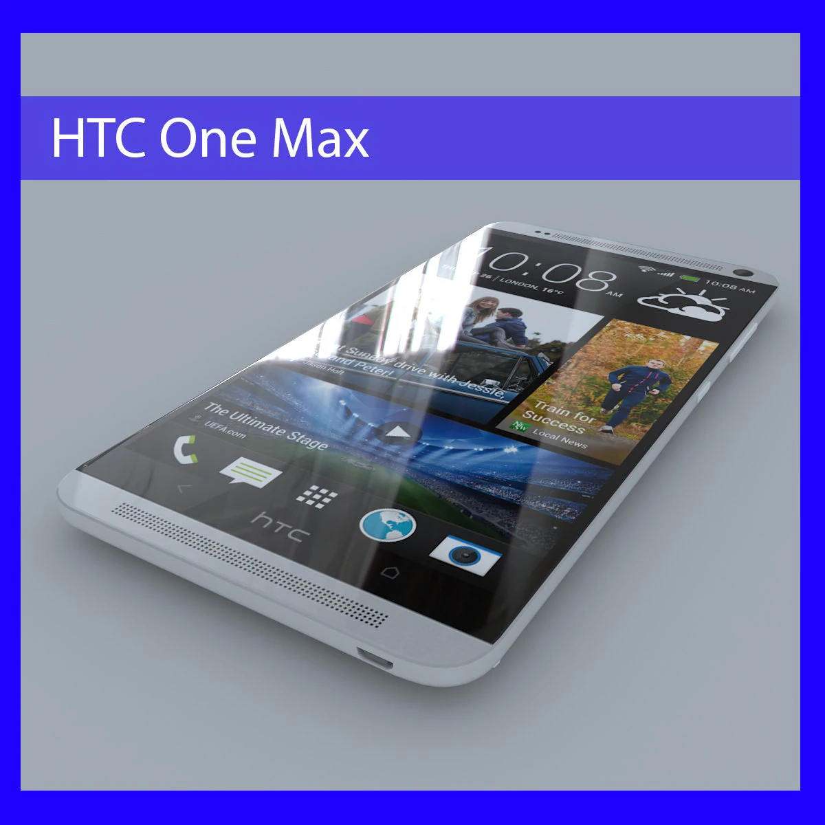 htc one max 3D Model .c4d .max .obj .3ds .fbx .stl .blend 