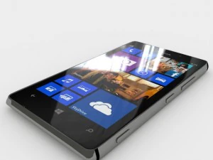 ノキア ルミア 925 ブラック 3Dモデル