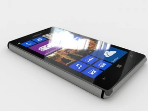 nokia lumia 925 black 3D Model