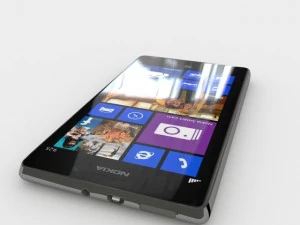 nokia lumia 925 black 3D Model
